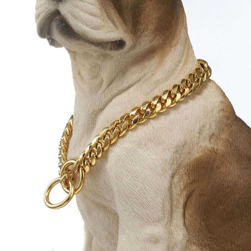 ESTIMATED SHIPPING TIMES: 24-31 days HOW TO CHOOSE THE RIGHT SIZE: Measure the length of your fur kiddo's neck before ordering. Measure the widest point around your fur kiddo’s head, and add 2-4 inches to the initial collar length for adjustment. Chain Wi