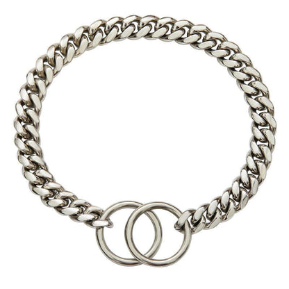 ESTIMATED SHIPPING TIMES: 24-31 days HOW TO CHOOSE THE RIGHT SIZE: Measure the length of your fur kiddo's neck before ordering. Measure the widest point around your fur kiddo’s head, and add 2-4 inches to the initial collar length for adjustment. Chain Wi